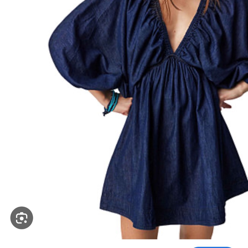 Free People Denim Blue mini dress